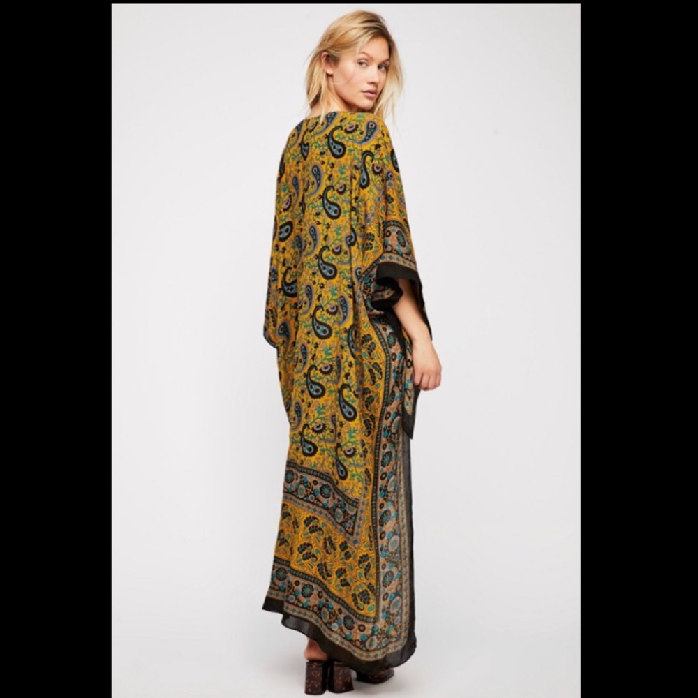 NWT Free People Eternal Flame Maxi Kimono